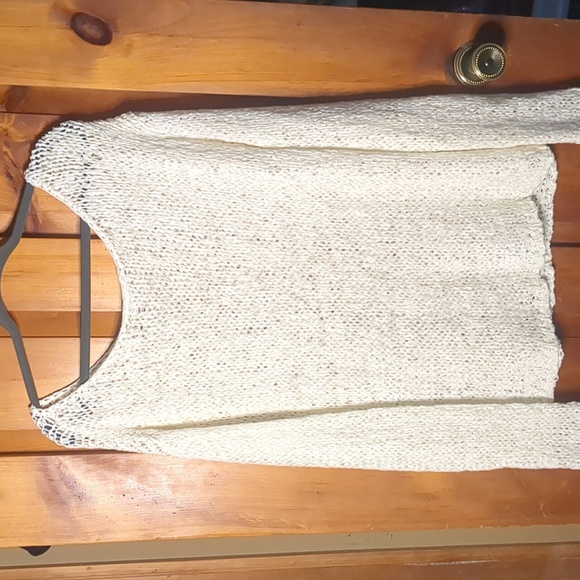 ESPRIT* XXL ladies open weave boho hippy chic free people inspired sweater - Picture 9 of 15